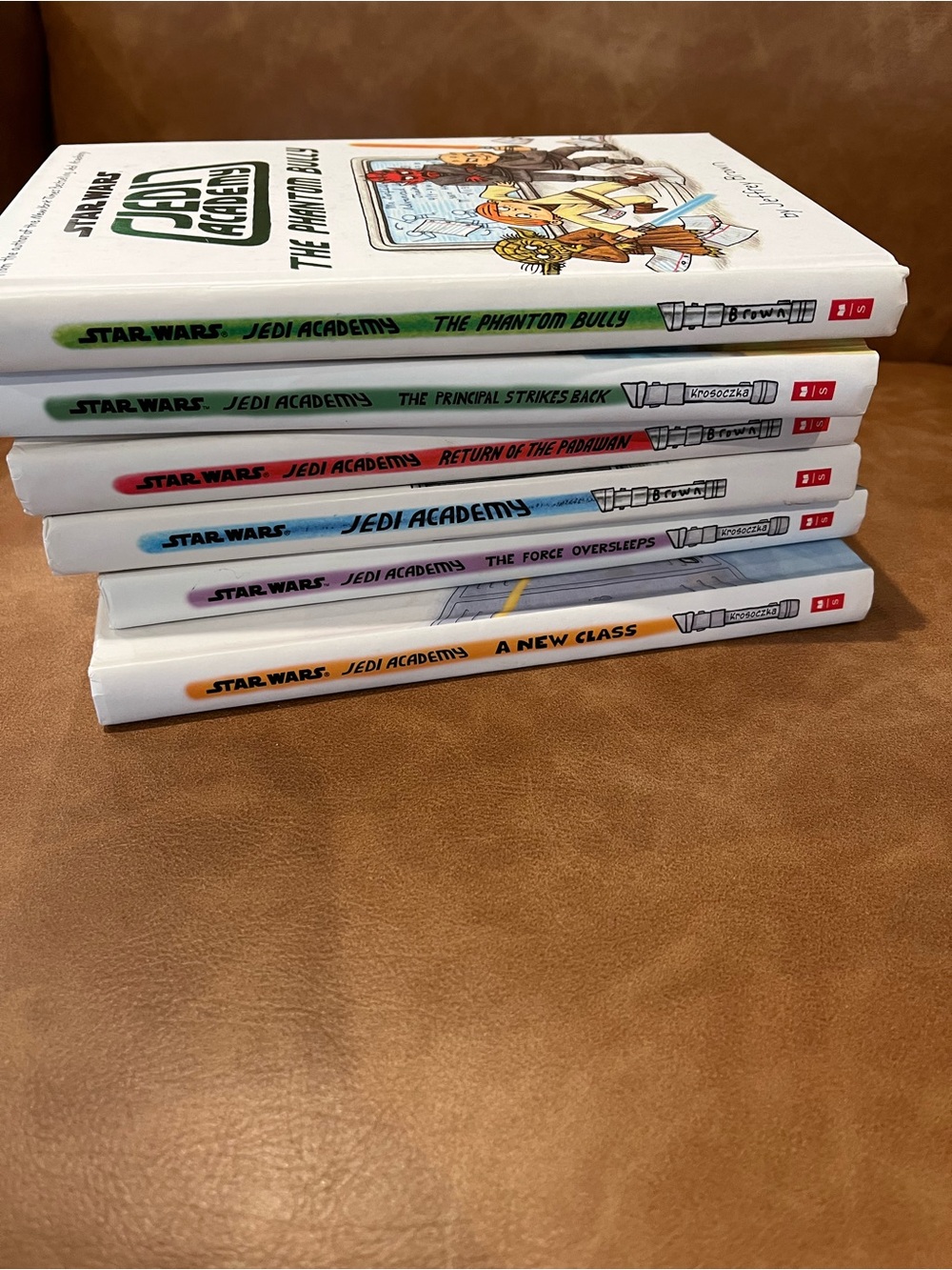 Star Wars Jedi Academy Hardcover Book Set - White Covers Great condition